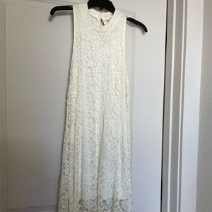 Wallflower cream lace dress. size large